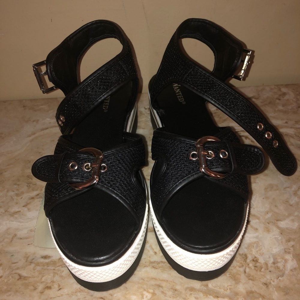 Black sandals